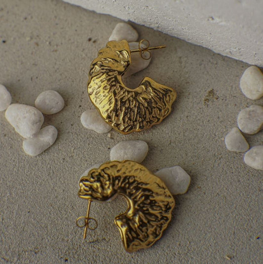 Felicia Gold Hoop Earrings