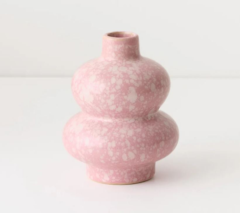 Fenya Vase  - Pink Mottle