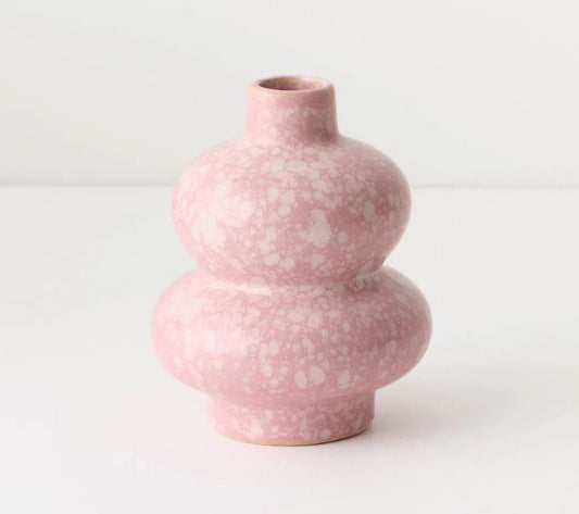 Fenya Vase  - Pink Mottle
