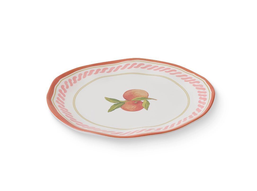 Fiesta Melamine Large Plate - Orange