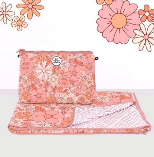 Large Sand Free Towel - Flower Power