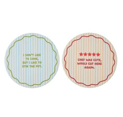 Foodie Ceramic Trivet - Assorted