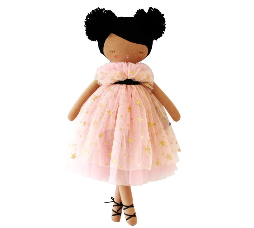 Halle Ballerina Doll 48cm - Light Brown & Ebony