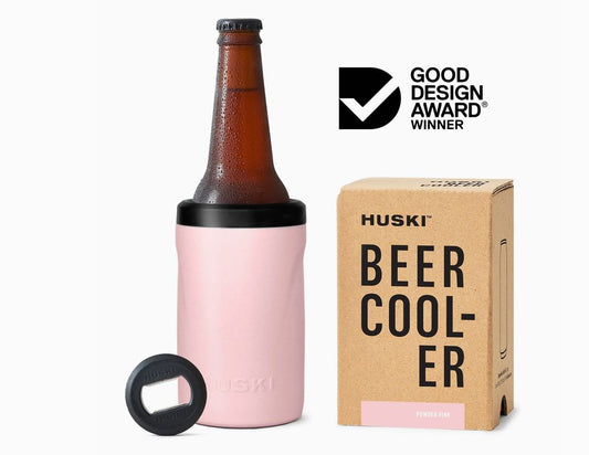 Huski Beer Cooler - Powder Pink