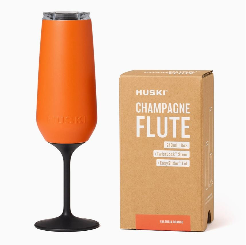 Huski Champagne Flute - Valencia Orange