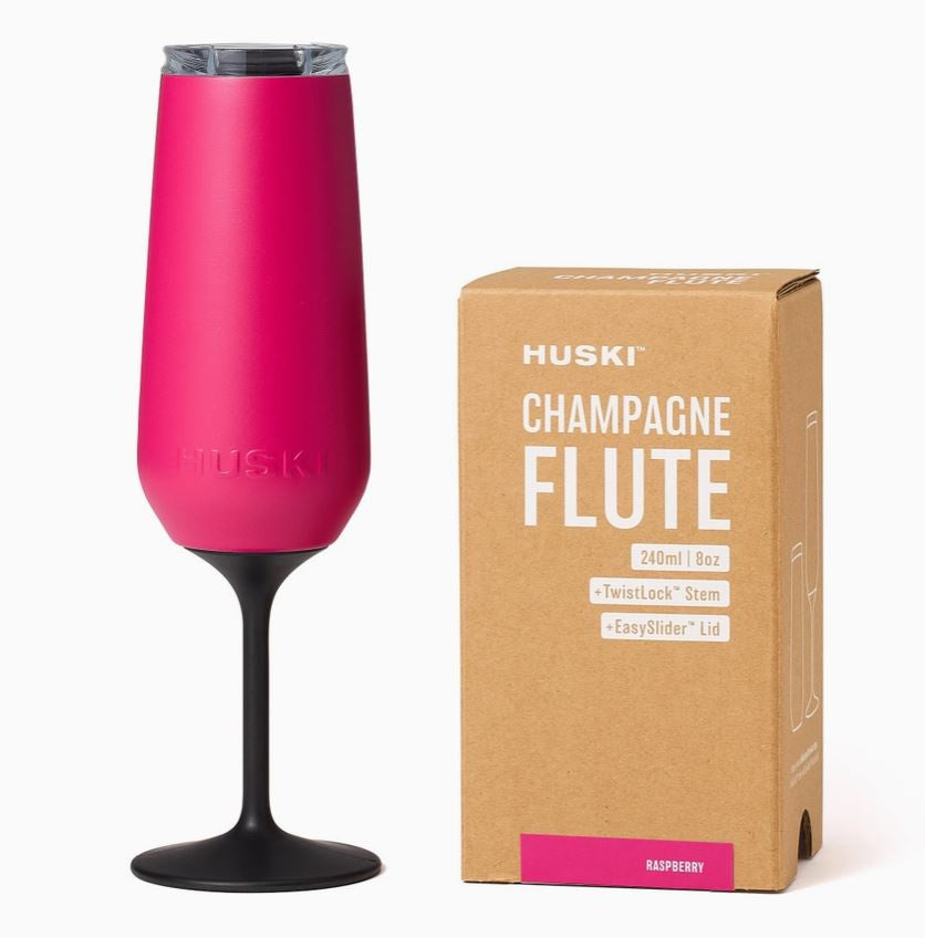 Huski Champagne Flute - Raspberry