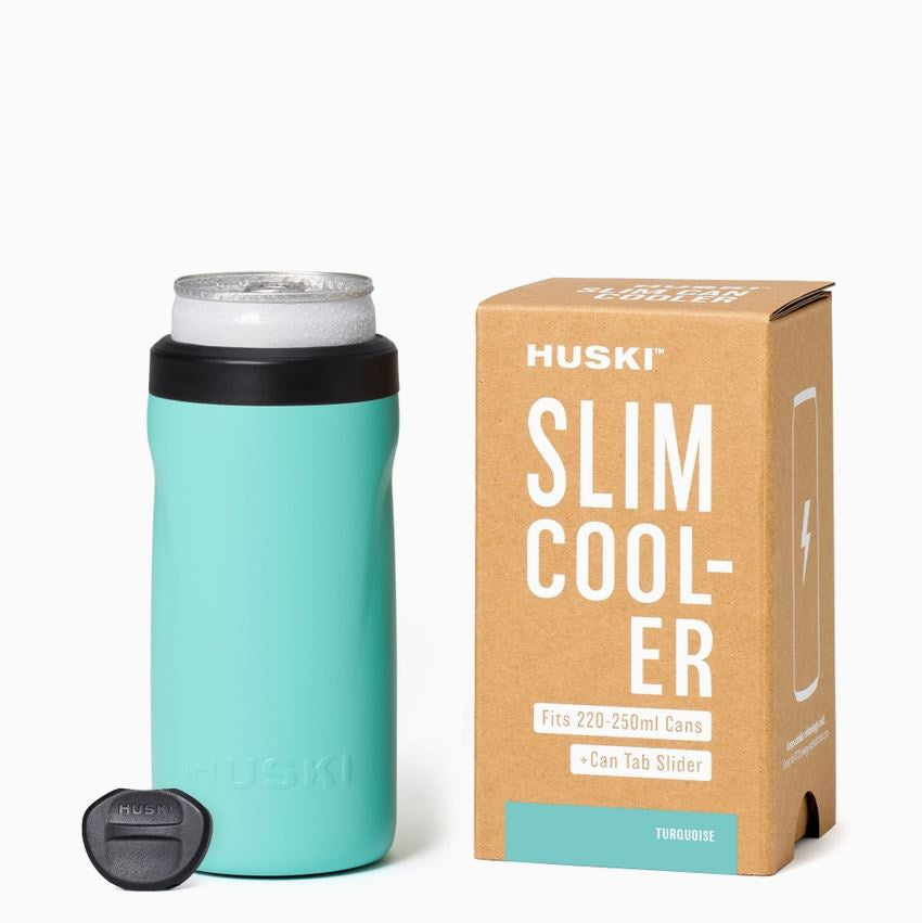 Huski Slim Can Cooler - Turquoise