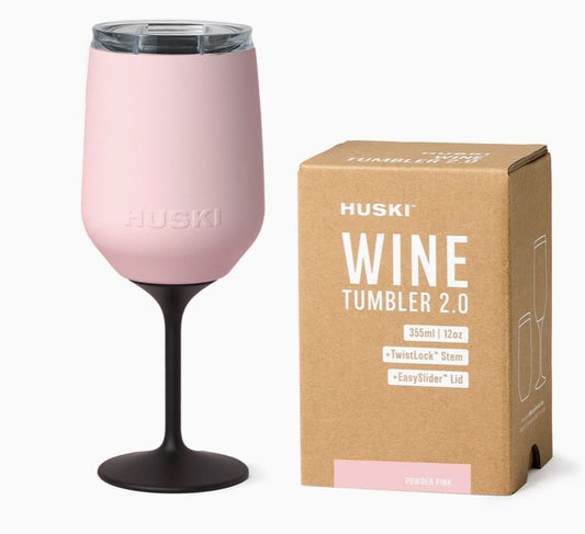 Huski Wine Tumbler - Powder Pink
