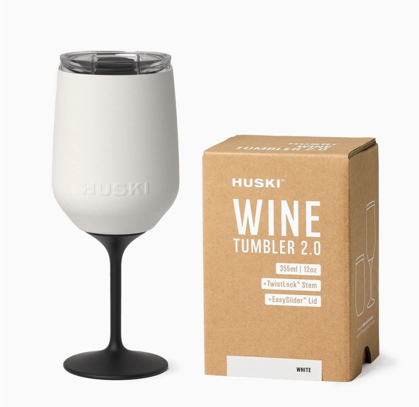 Huski Wine Tumbler - White