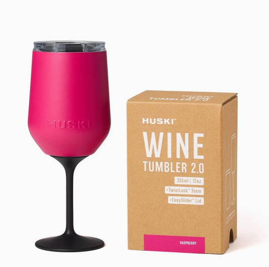Huski Wine Tumbler - Raspberry