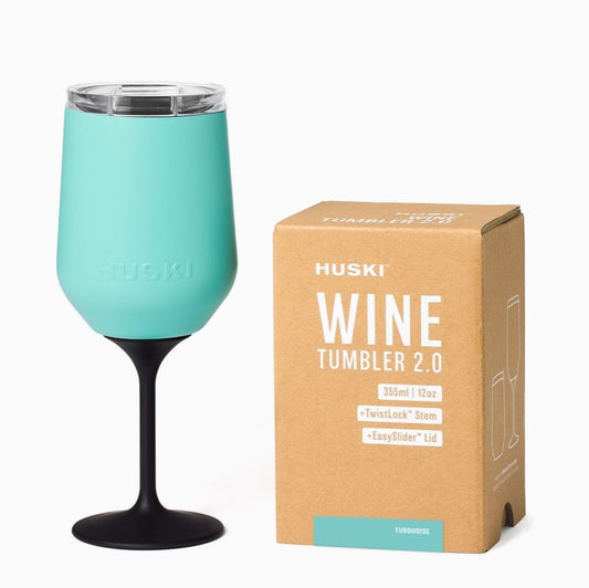 Huski Wine Tumbler - Turquoise