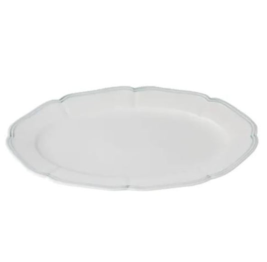 Imogen Ceramic Platter Lge - Ivory/Sage