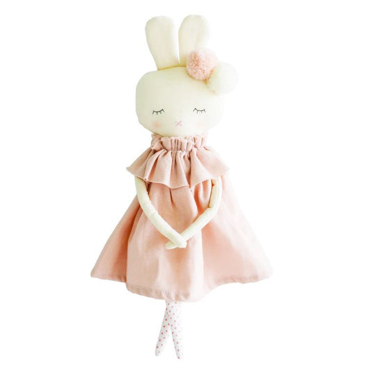 Isabelle Bunny 40cm - Pink Linen