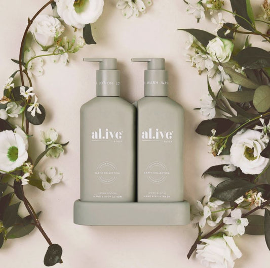 al.ive Compact Bathroom Duo - Ivory Bloom