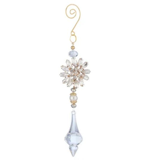 Jewelled Acrylic Hanger 22cm - Gold