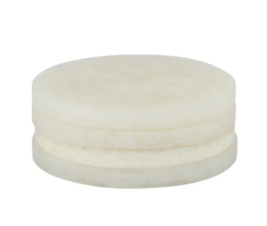 Kip S/4 Resin Coasters - Ivory