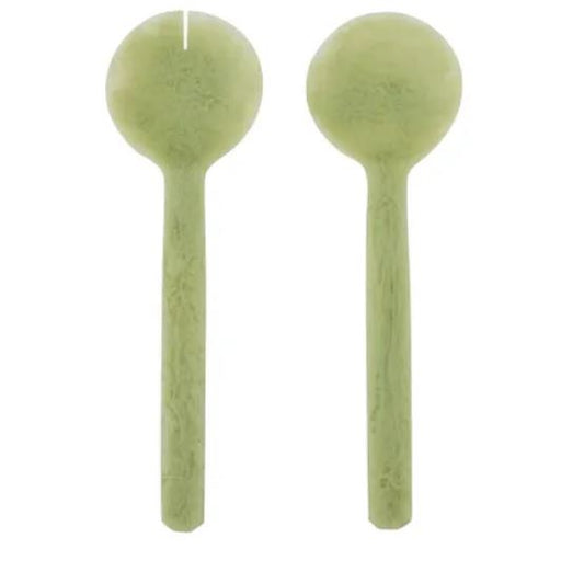 Kip Resin Salad Servers - Pistachio