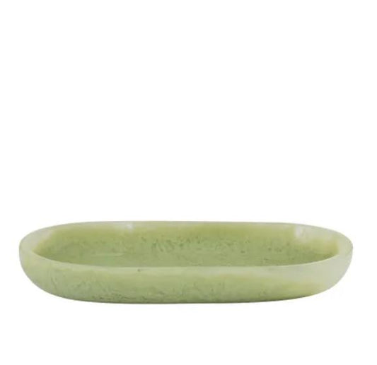 Kip Resin Oval Tray - Pistachio
