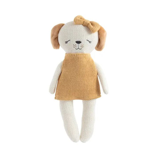 Knitted Animal Toy- Paula the Puppy