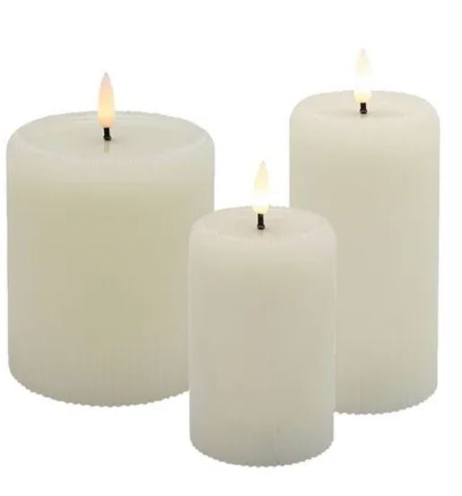 LED Flameless Candle S/3