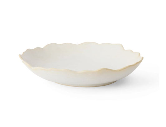 Lagoon Glazed Dish - Ivory