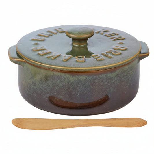 Loire Cer Brie Baker - Olive