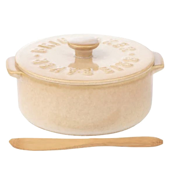 Loire Ceramic Brie Baker - Natural