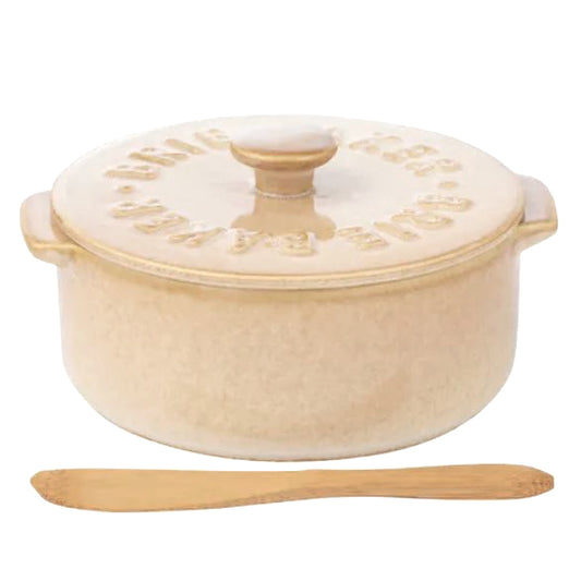 Loire Ceramic Brie Baker - Natural