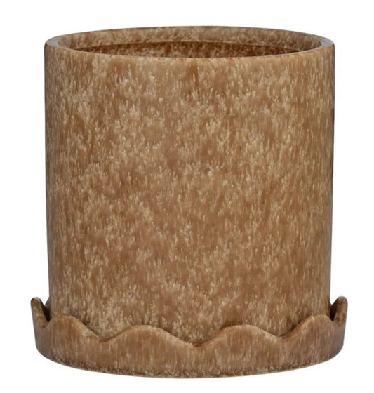 Macy Ceramic Pot - Mustard