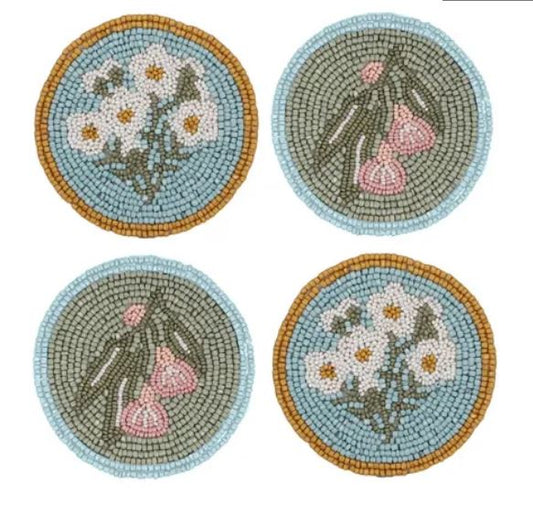 Madge Beaded Coasters S/2