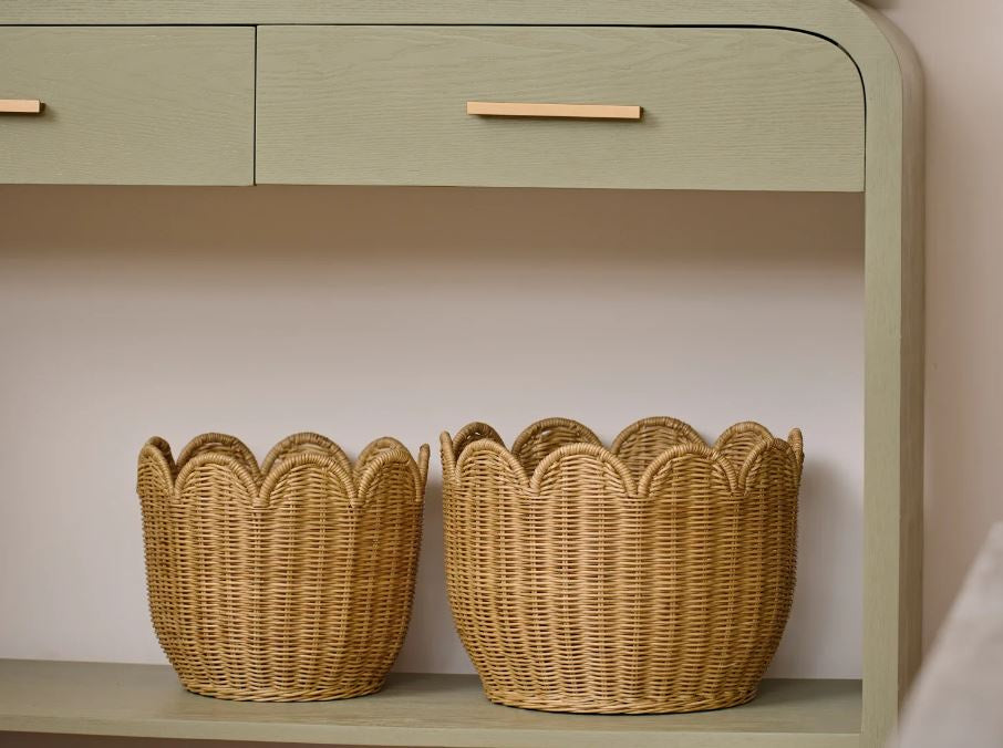 Mali Natural Rattan Basket - Small