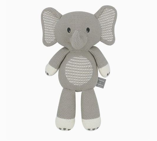 Mason the Elephant Knitted Toy