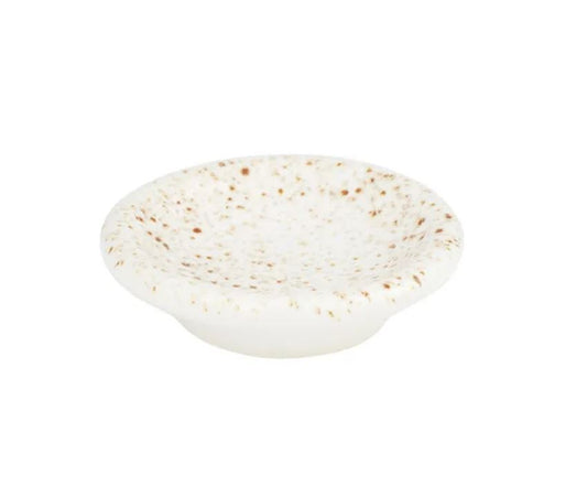 Massimo Ceramic Dish SML - Ivory/Brown