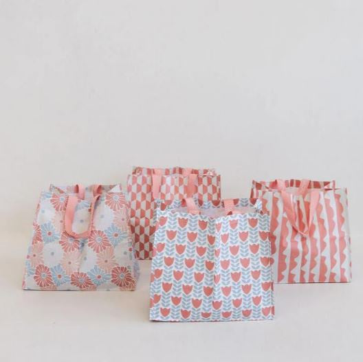 Multi-Purpose Reusable Bags (Pack of 4) Pale Blue