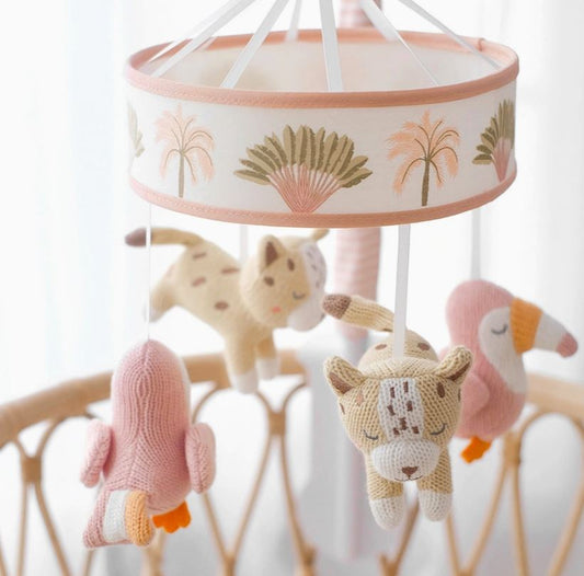 Musical Cot Mobile - Tropical Mia