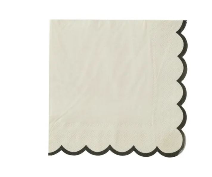 Napkin - Halycon Ivory/Blk