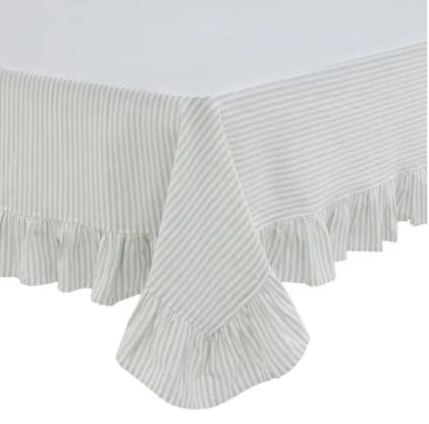 Natale Cotton Tablecloth - Sage