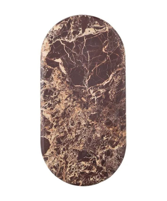 Ohio Marble Tray - Claret