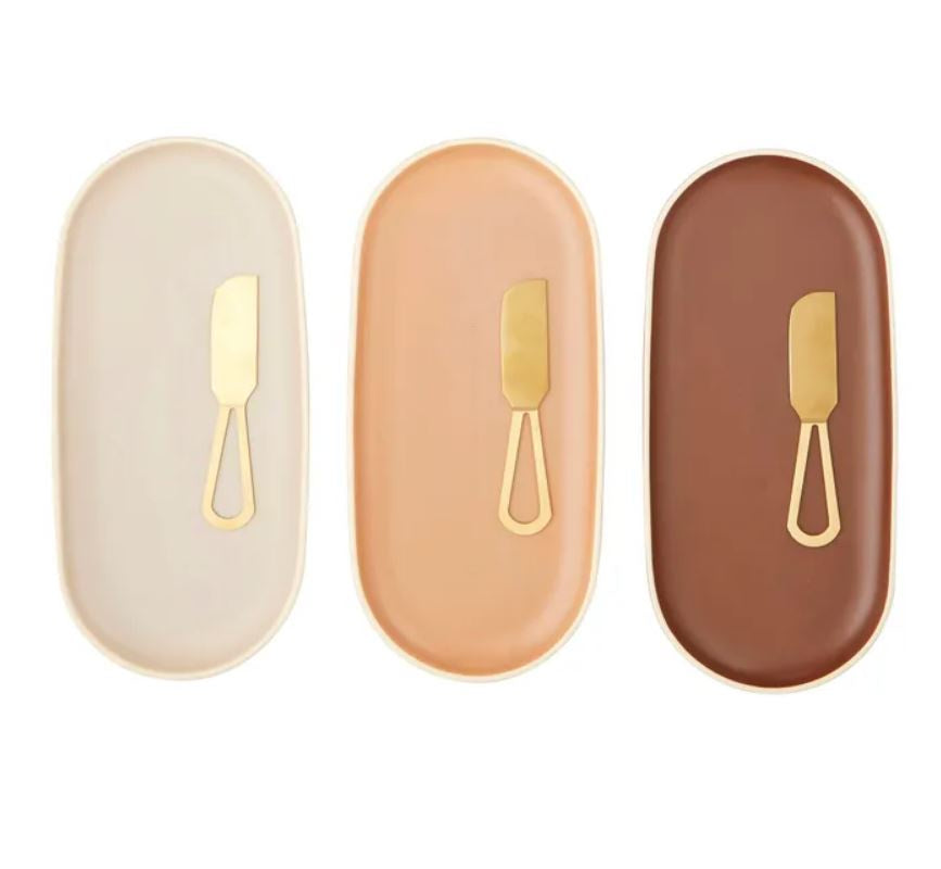 Paxton 2pc Plate and Knife Set