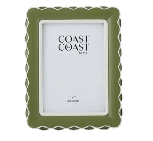 Photo Frame - Payton Resin 5x7" Olive