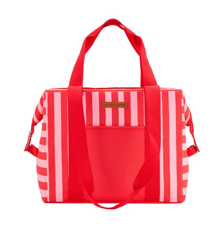 Picnic Cooler Box Bag - Red Stripe