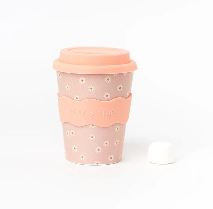 Adult Cup 12oz - Pink Daisy