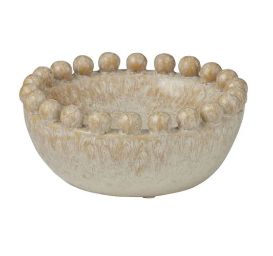 Pip Ceramic Bowl - Ivory 18 x 8cm