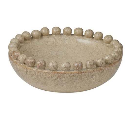 Pip Ceramic Bowl - Ivory 31 x 10cm