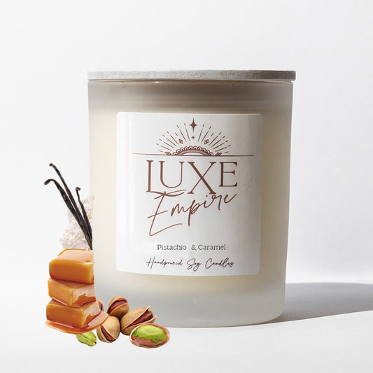 Pistachio & Caramel - Tumbler Candle