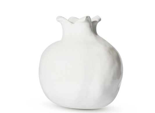 Vase - Pomegranate Bud Vase - White Lge