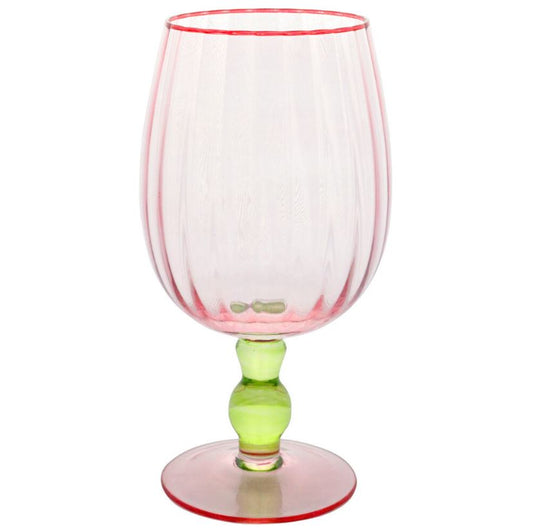 Poppy Wine Glass