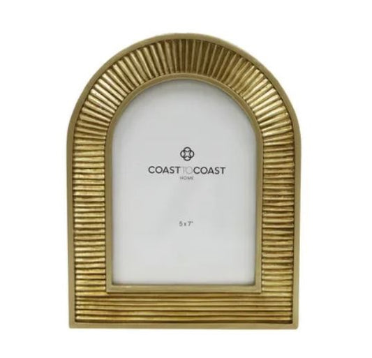 Photo Frame - Rambla Resin Gold 5x7"