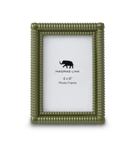 Photo Frame - Rib Olive Green  4x6"