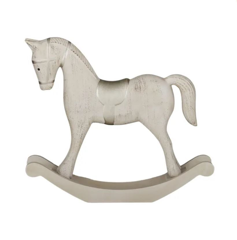 Rocking Horse - White Wood